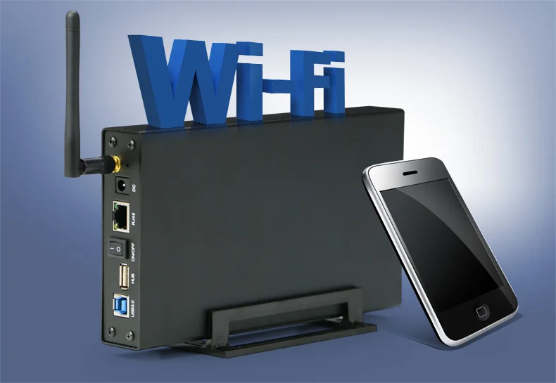 Wi Fi корпус для жесткого диска 3 5 &quotUSB 0 высокое Скорость Беспроводной