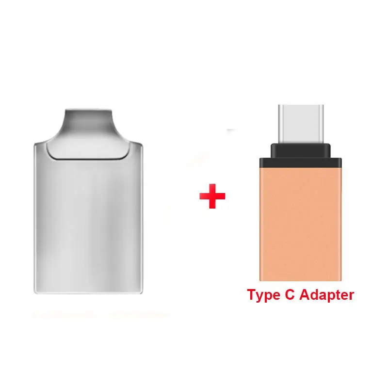 56-dot Plus Type-C Ingelon флеш-накопитель personalizado 8 ГБ 16 ГБ 32 ГБ 64 Гб mini Cle usb металлический флеш-накопитель на заказ DIY логотип ручка-накопитель DJ Memory Stick - Цвет: 56-dot Plus Type-C