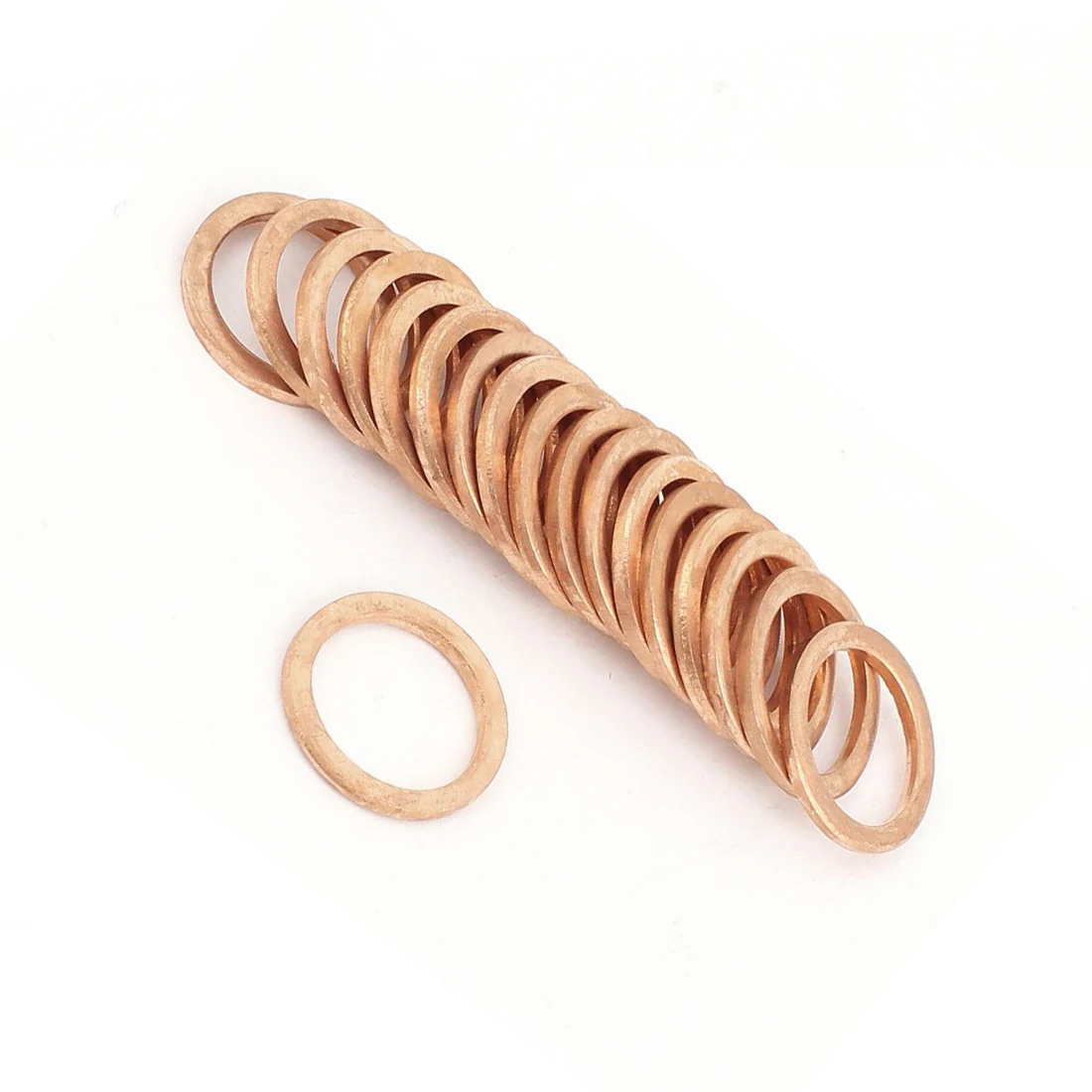 Hot sale20Pcs Copper Crush Washer Flat Ring Gasket Fitting 12mmx16mmx1.5mm | Обустройство дома