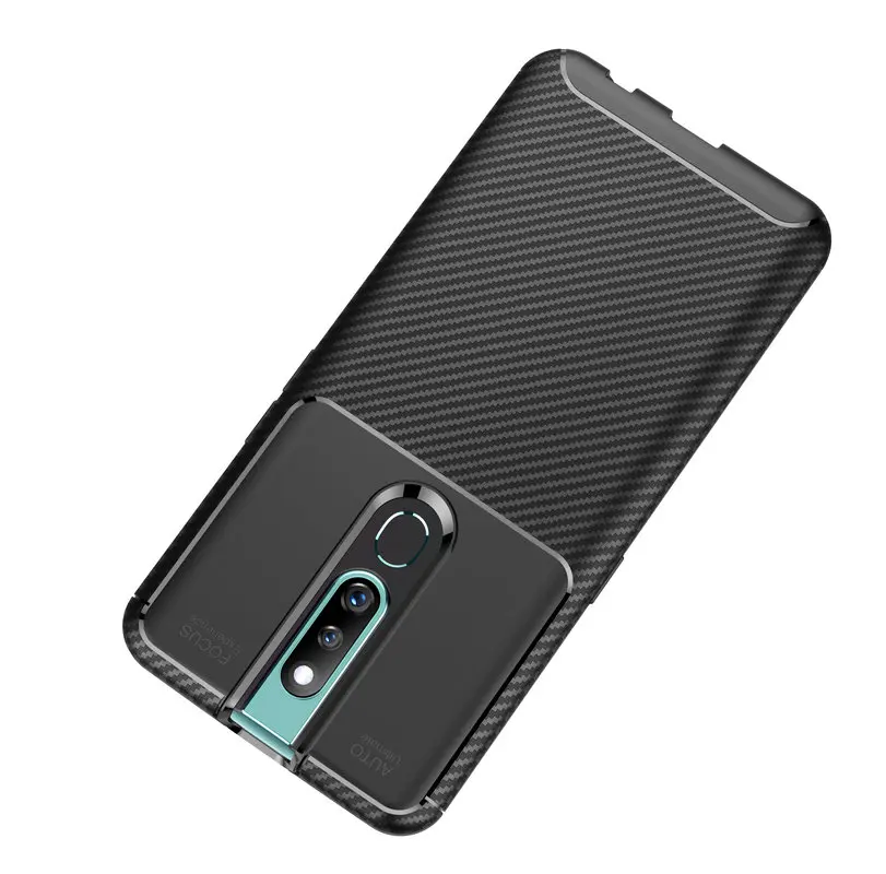 Винтажный деловой Мягкий ТПУ чехол для Oppo F11 Pro Ударопрочный силиконовый F9 F7 из