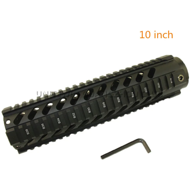 10 дюймов 12 дюймов 15 дюймов AR-15 M4 Handguard Carbine RIS Quad Rail тактический страйкбол винтовка аксессуары Drop-In Picatinny крепление