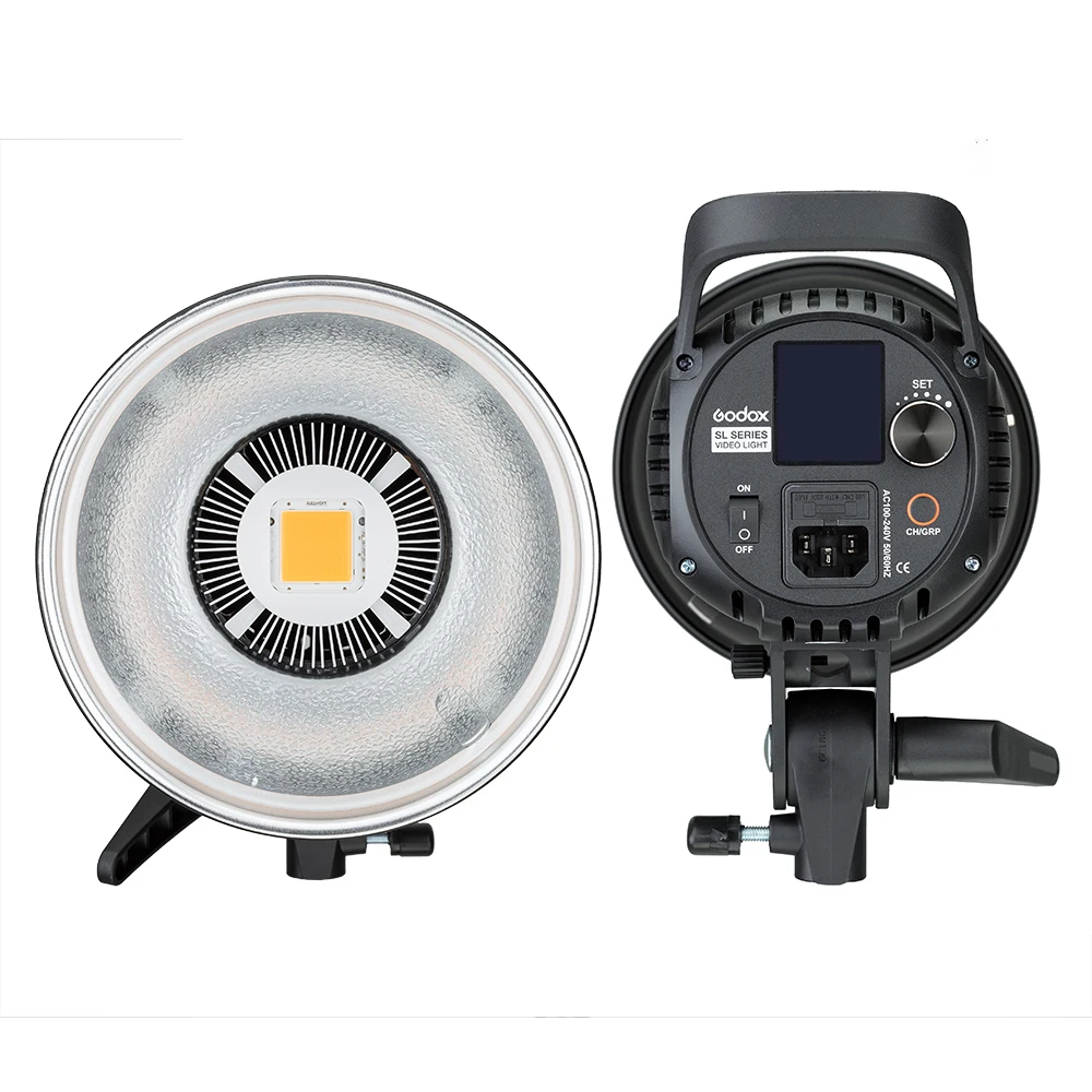 Фото студия Godox SL-60Y CRI 95 + LED Видео свет SL60Y желтый 3300K версия 60WS Bowens крепление пульт