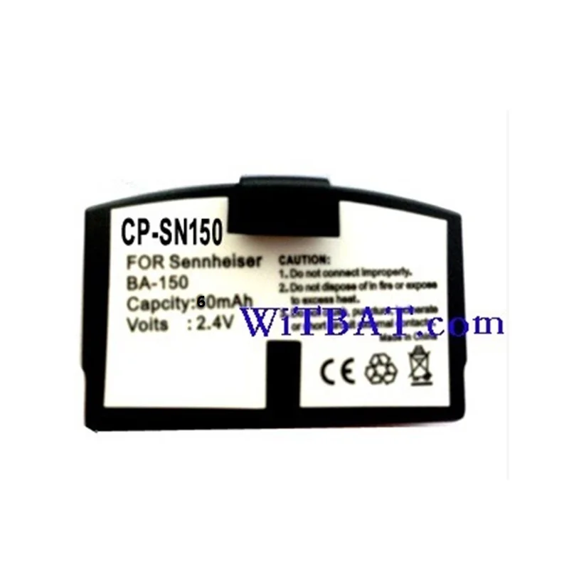 Аккумулятор BA150 BA151 для Sennheiser IS150 HDI302 HDI380 IS150 IS300 IS380 R150 RI150 RI250 RI250J RI300 RI810 RI820 RS2400 RS30