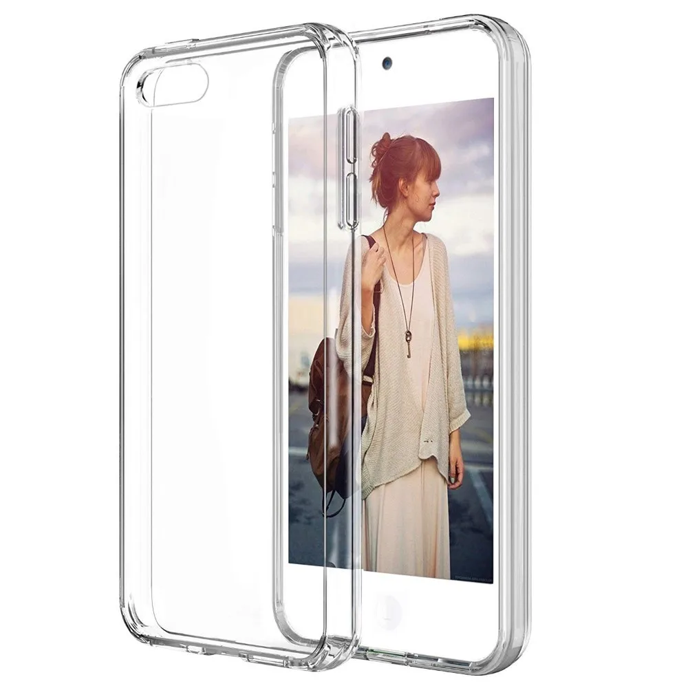 Чехол для Apple iPod Touch 7 6 мягкий силиконовый чехол из ТПУ прозрачный тонкий
