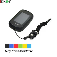 hiking handheld gps protect silicon rubber case black detachable ring neck strap for garmin etrex touch 25 35 35t muti colors
