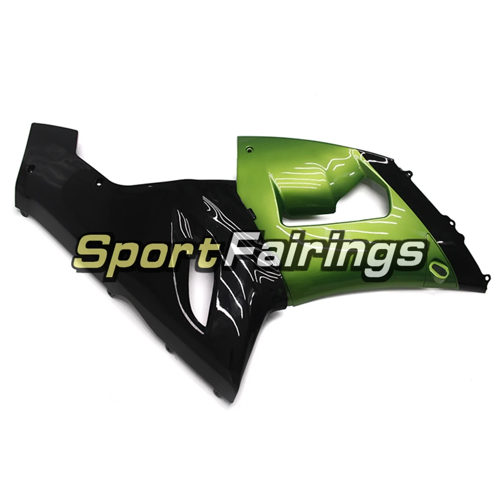 Темно-зеленый черный полный комплект обтекателей для Kawasaki ZX6R 636 05 06 ZX-6R 2005 2006 ABS