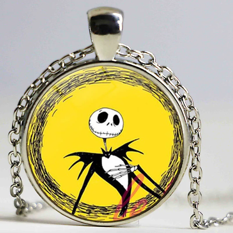 Ожерелье с подвеской Кошмар перед Рождеством изображением Джека Скеллингтона