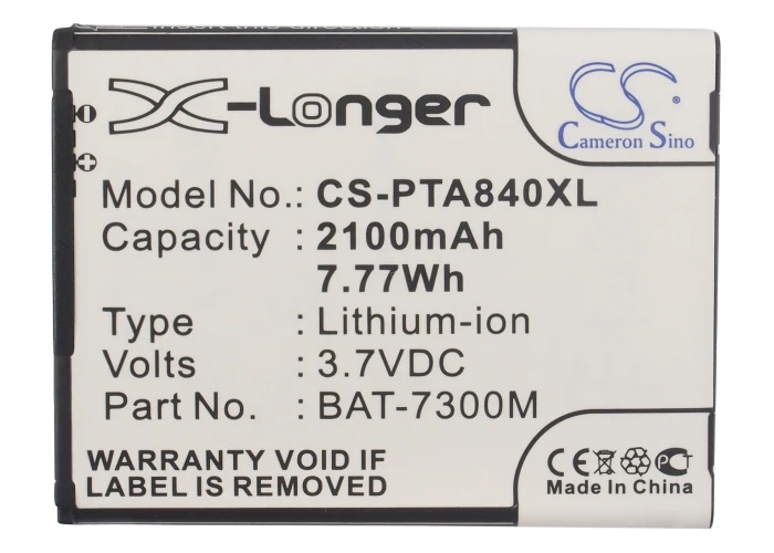 BAT 7300M батареи Cameron Sino 2100mAh для Pantech/Sky IM A840L A840S A840SP SKY Vega S5|Аккумуляторы мобильных