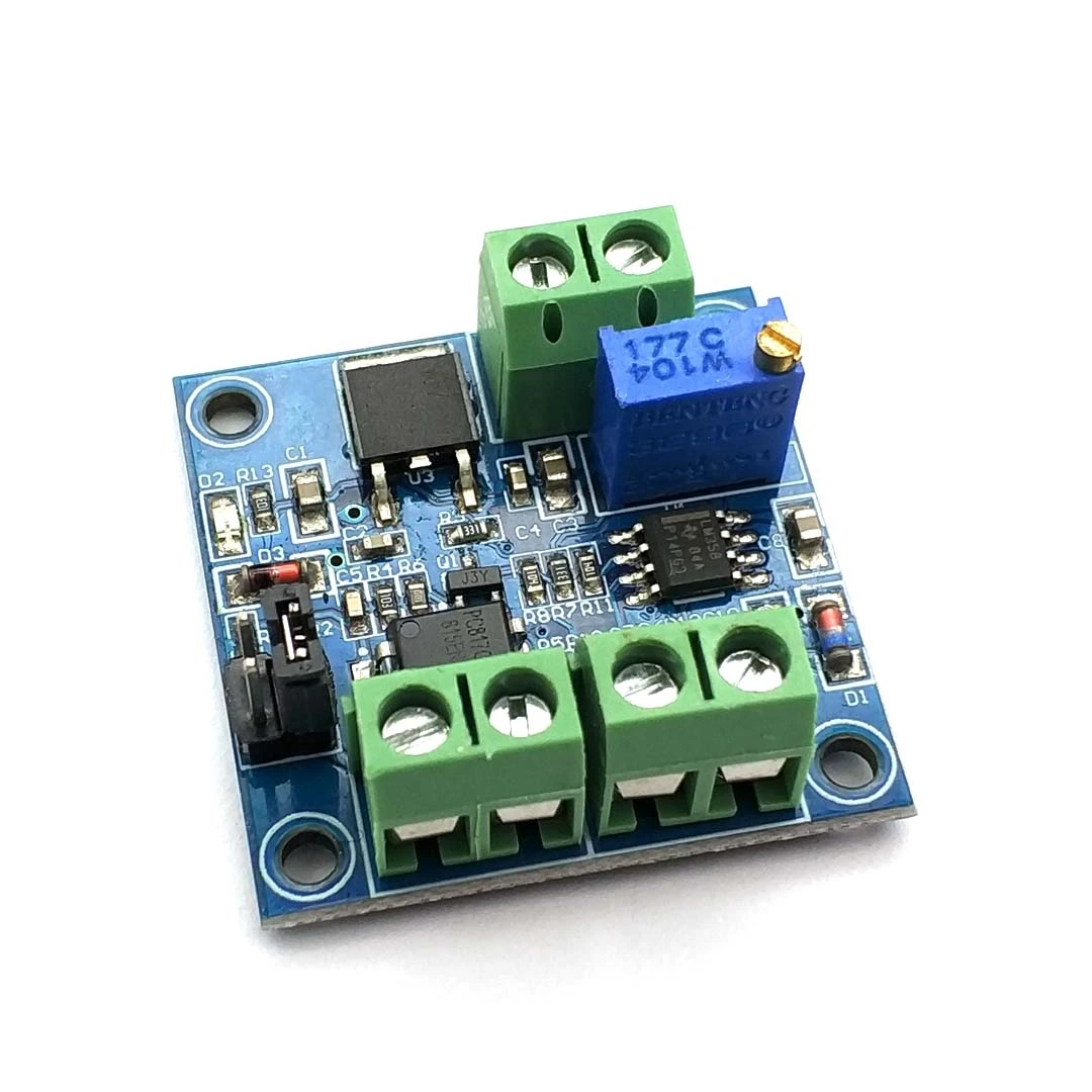 ШИМ-модуль преобразователя Напряжения 0%- до 0-10 В для ПЛК MCU цифро-аналоговый сигнал ШИМ Adjustabl преобразователь модуль питания