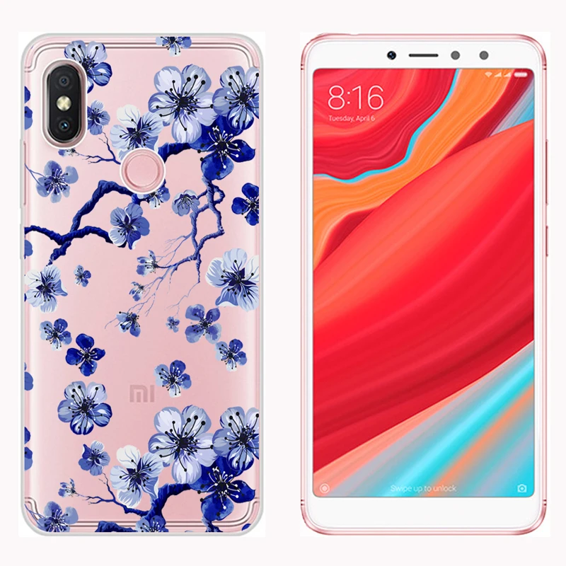 Мягкий чехол из ТПУ для Xiaomi Redmi S2 5 99 дюйма прозрачные силиконовые чехлы с рисунком