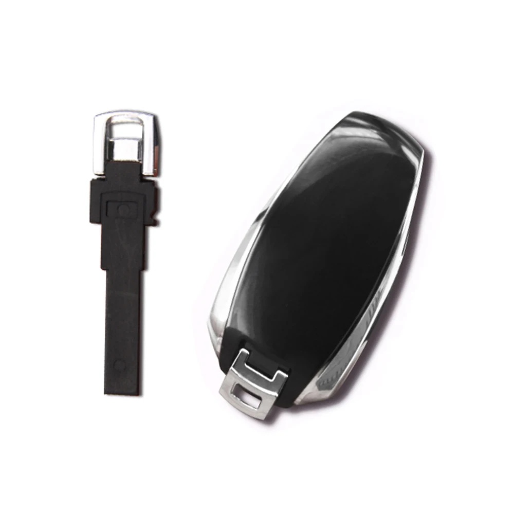 

OkeyTech 3 Buttons Half Smart Remote Key For Volkswagen T-ouareg 2011-2014 with PCF7945 Chip With Emergency Key 7P6959754AL
