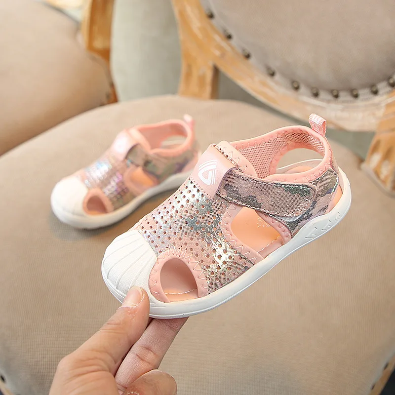 Детская обувь сандалии Новинка лета 2019 детская модные камуфляжные из