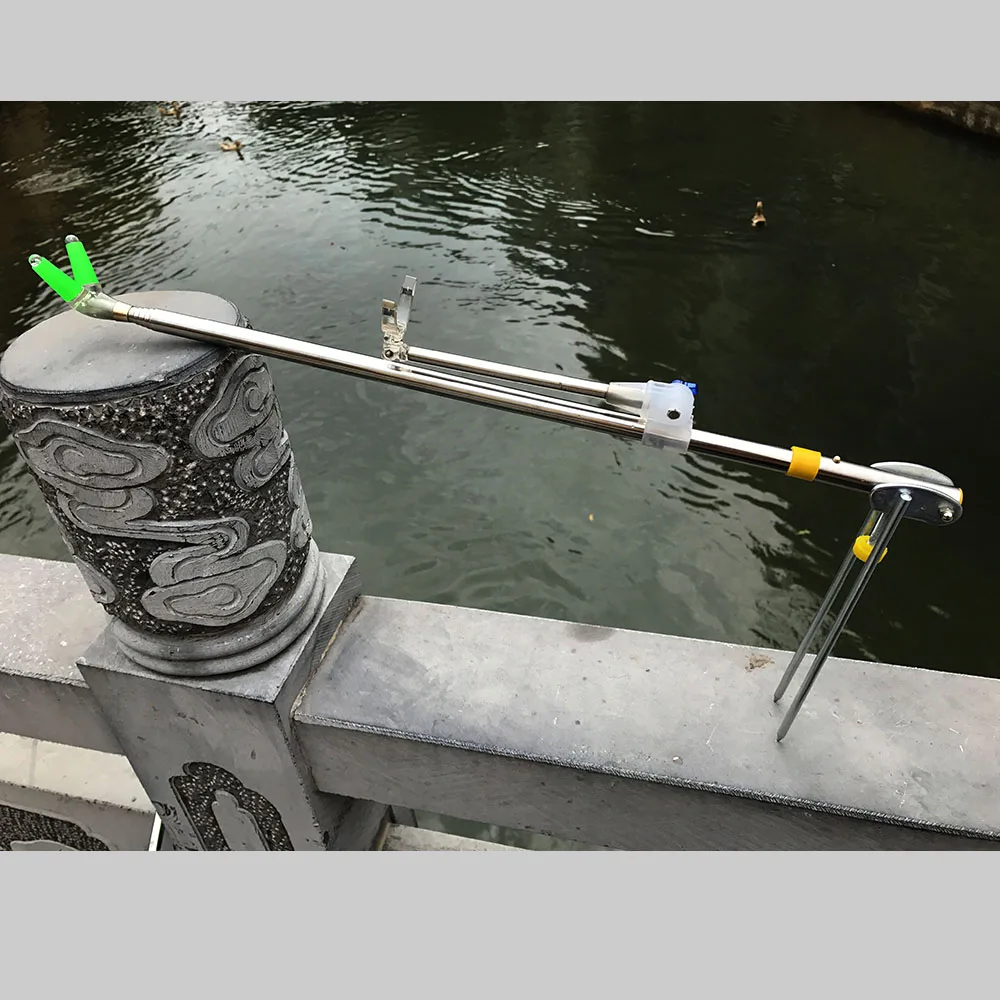 Многофункциональный Двойной телескопический держатель для удочки из