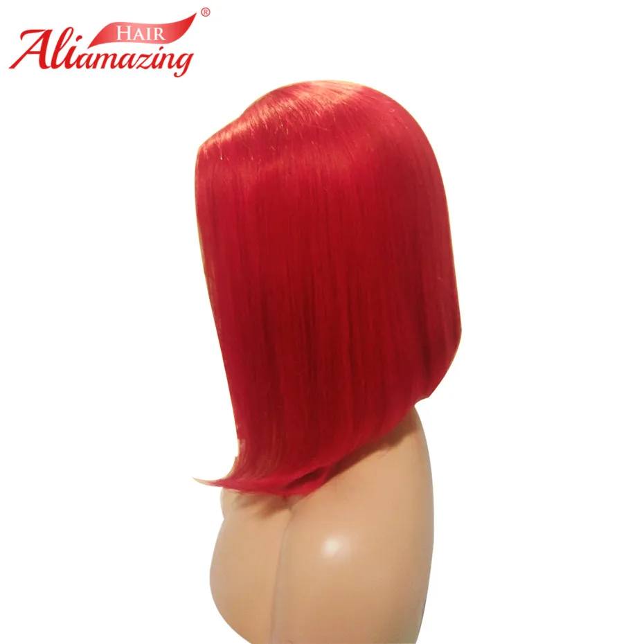 Ali изумительные волосы на сетке передние человеческие короткие боб парики для