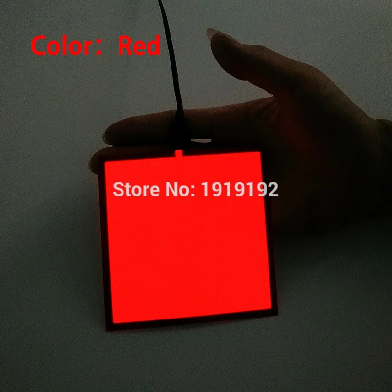 

6 Colors Selected 10X10CM el sheet el panel for house,holiday,DJ,dispaly,car,model,Wedding and Party decoration without driver