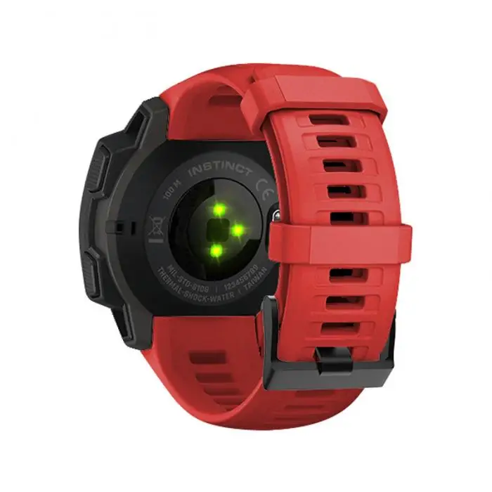 Мода 22 мм спортивные часы силиконовый браслет ремешок для Garmin Instinct аксессуары
