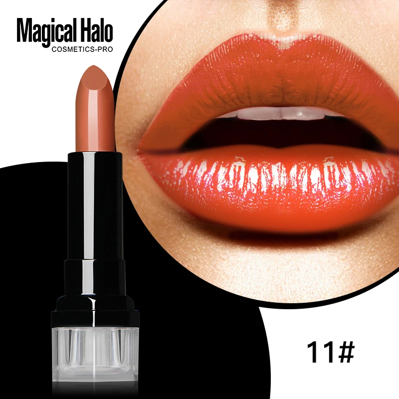 Magical Halo L. uxury стойкая матовая губная помада водостойкая Batom Shimmer бархатная губная помада телесный вампир макияж темно-фиолетовый синий - Цвет: 11 luminous
