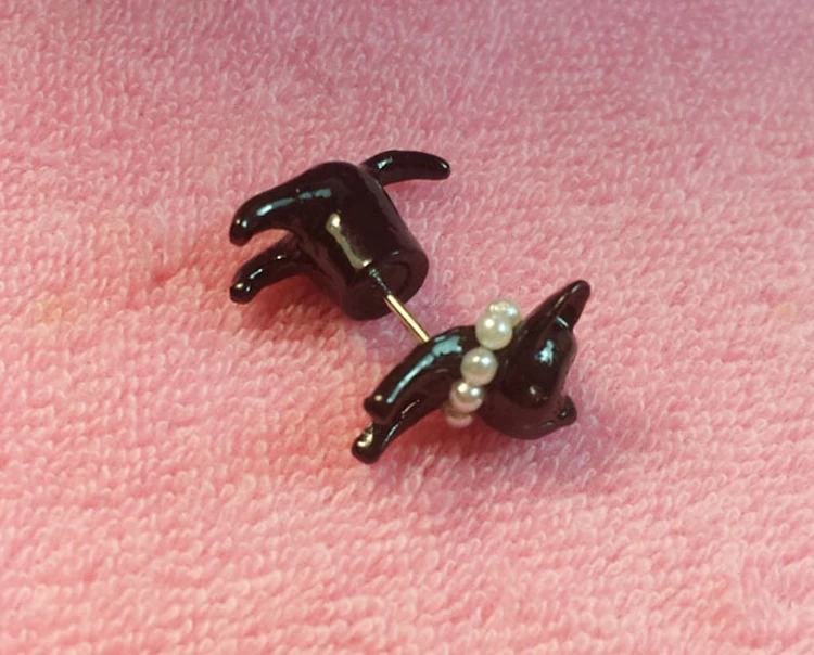 1 Модный комплект из двух предметов: милая женщина леди девушка черная кошка