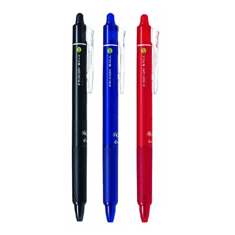 Pilot frixion мяч стук LFBK-23F гелевая ручка 0,7 мм синий/черный стираемые чернила заправка письма принадлежности гелевая ручка пилот ручки стираемые