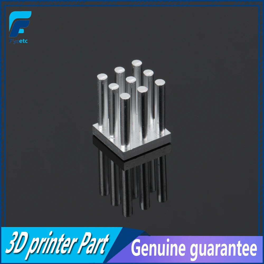 5pcs 3D Printer Parts Cooling Block Heatsink 10*10*12.5mm Square ICK S Radiator Heat sinks for TMC2100 /TMC2208 /TMC2130 | Компьютеры и