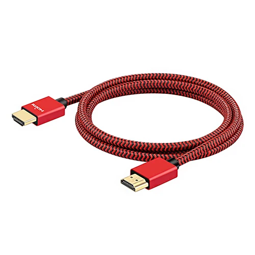 Red Perlinta HDMI 2,0 32AWG кабель 4 к 60 Гц мужчин и женщин конвертер адаптер Kable для компьютера HDTV 1,2 м 2 м 3 м - Цвет: Red