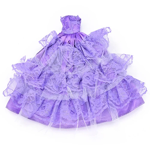 Элегантная летняя одежда платье для кукол ручная работа свадебное принцессы