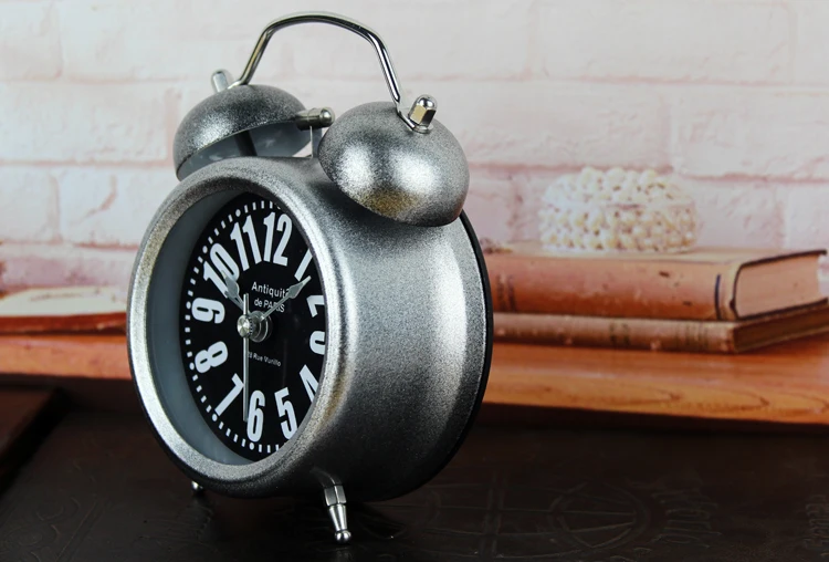 Ретро индустриальной эпохи лофт RH серебристый металлик стол колокол тревоги