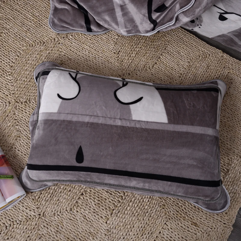 4 шт. осенне зимние Роскошные комплекты постельного белья из флисовой ткани