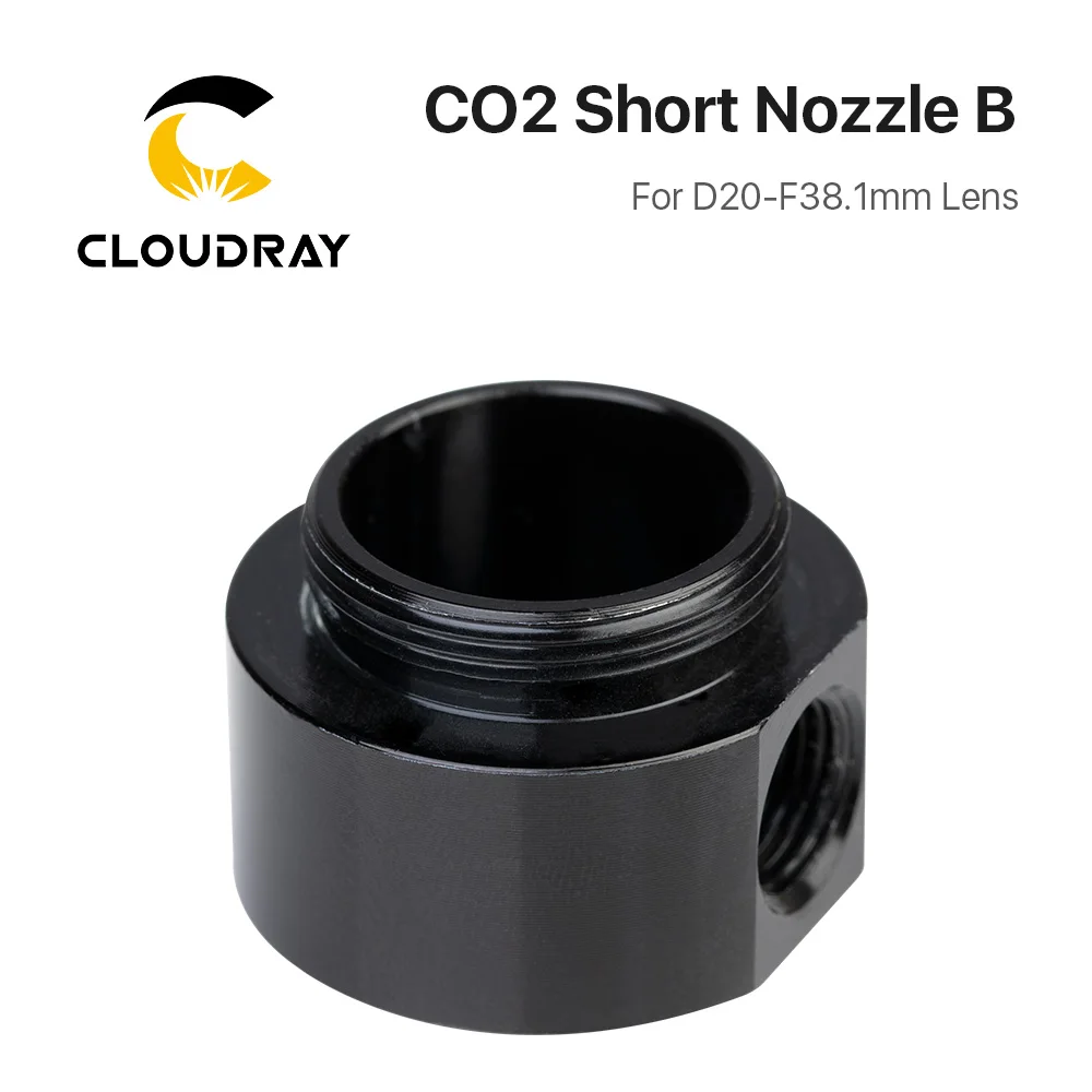 Воздушная Форсунка Cloudray N02 для Dia.20 FL38.1 линзы CO2 короткая насадка B с фитингом