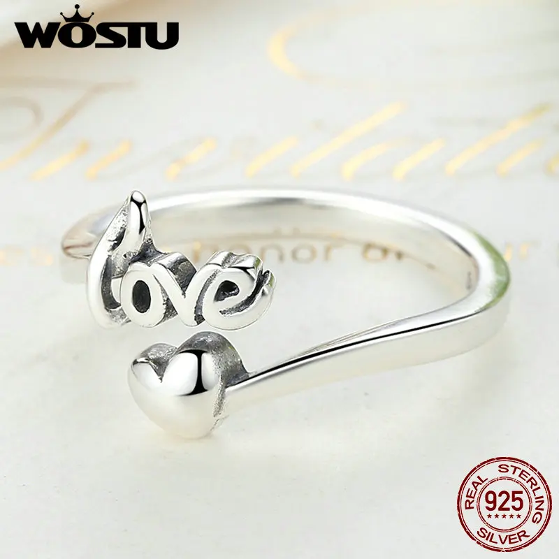 Женское Открытое кольцо в виде сердца серебро 100% пробы | Украшения и аксессуары