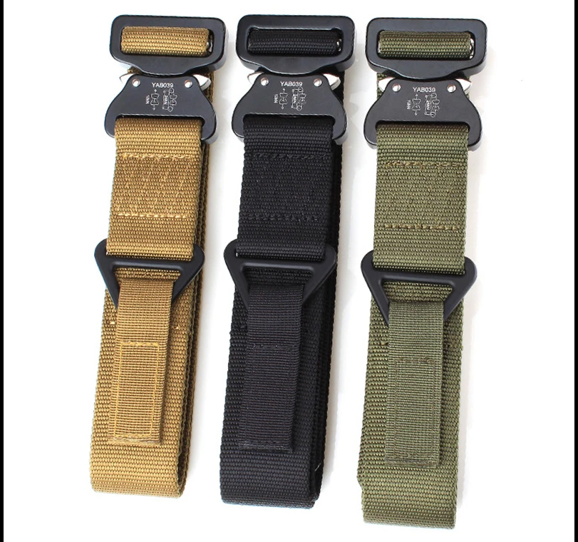 S. ARCHON тактический механизм толстый нейлоновый военный пояс Мужская металлическая пряжка Выживание армейский поясной ремень повседневное высокое качество боевой ремень