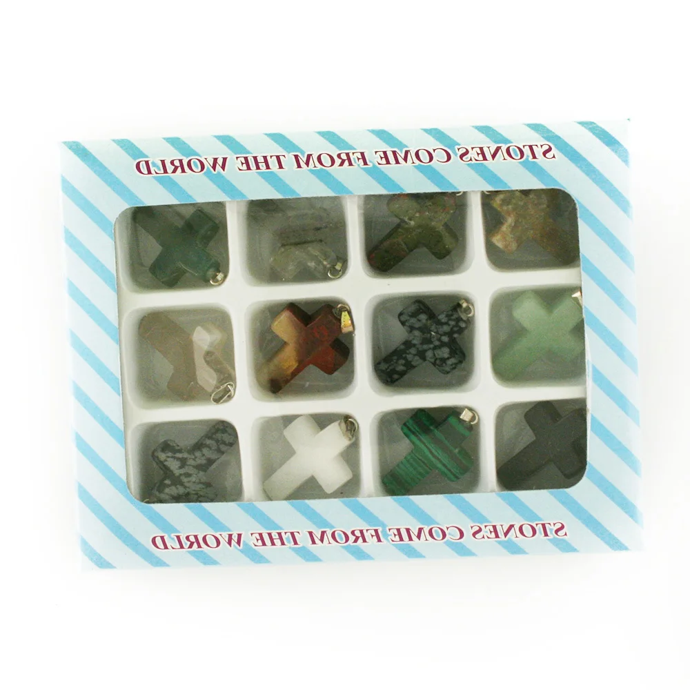 12 шт. женские винтажные подвески в виде креста с изображением Иисуса Христа |