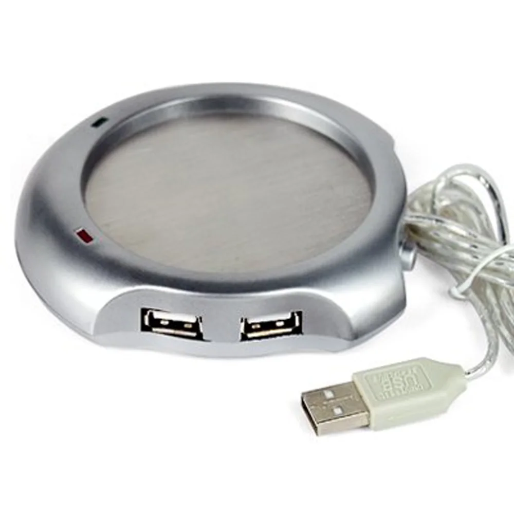 DHDL! USB чашки/кружки подогреватель пусковой площадки+ 4 Порты и разъёмы usb-хаб