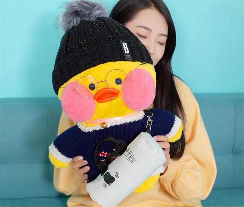 50 см Kawaii LaLafanfan кафе утка плюшевая игрушка милые животные Утка Мягкая кукла детские игрушки Рождество День рождения подарок на день Святого Валентина