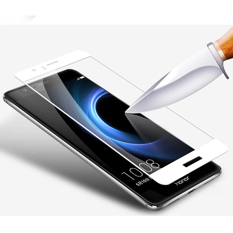 Защитное стекло Soultz закаленное 2.5D 9H для Huawei Honor 8 | Мобильные телефоны и аксессуары