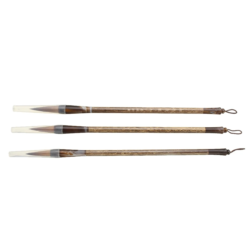 3 шт. размера китайская Ручка для письма набор кистей каллиграфии Волчья