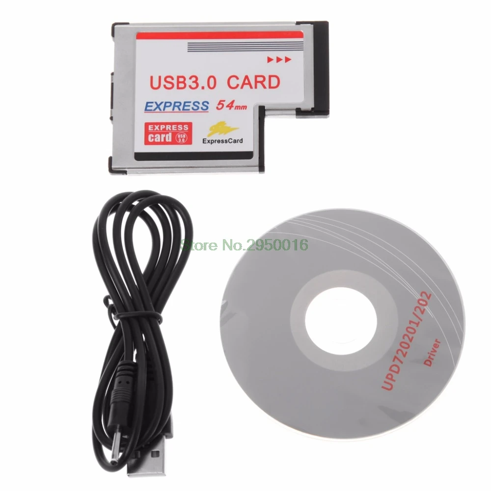 2 Dual Порты и разъёмы USB 3,0 хаб ЭКСПРЕСС карты Express Card 54 мм скрытый адаптер с драйверами для ноутбука C26