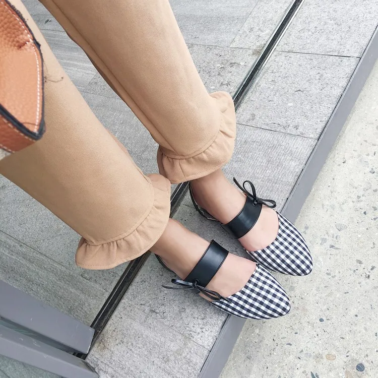 Сандалии женские на высоком каблуке босоножки ремешке с острым носком и бантом