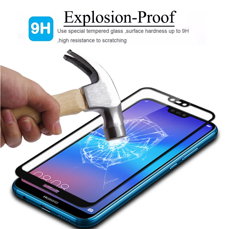 Защитное стекло для huawei honor 8x max 7x 6x закаленное verre hawei huavei honer hono 6 7 8 x tremp листовая