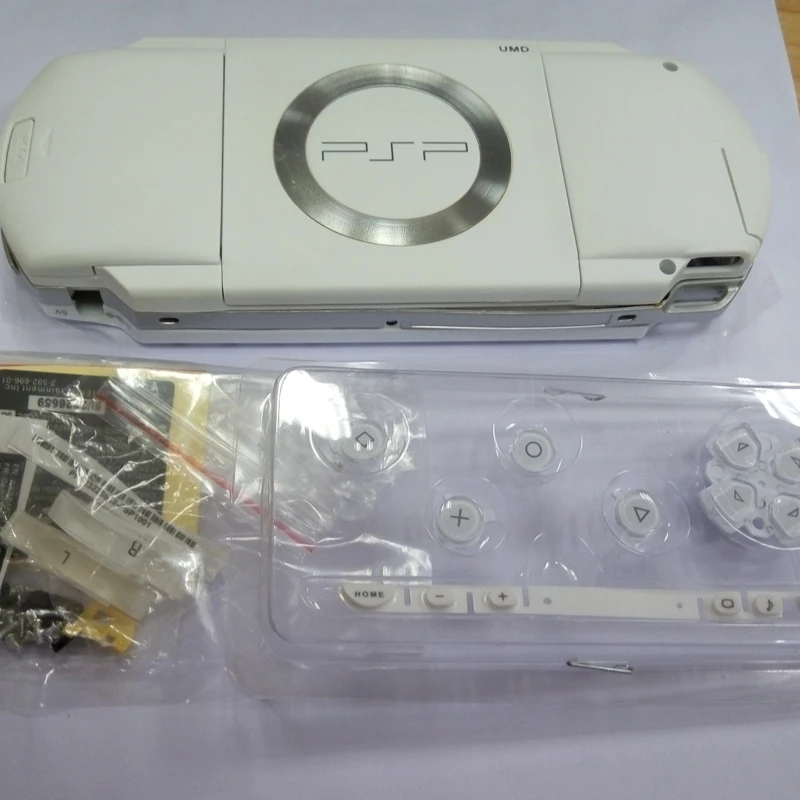 Белый чехол для PSP1000 PSP 1000 с полным корпусом Сменный Чехол игровой консоли