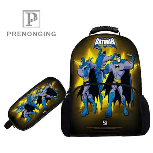 17 дюймовые рюкзаки batman_parede сумки для ручек с 3D принтом школьные женские и мужские