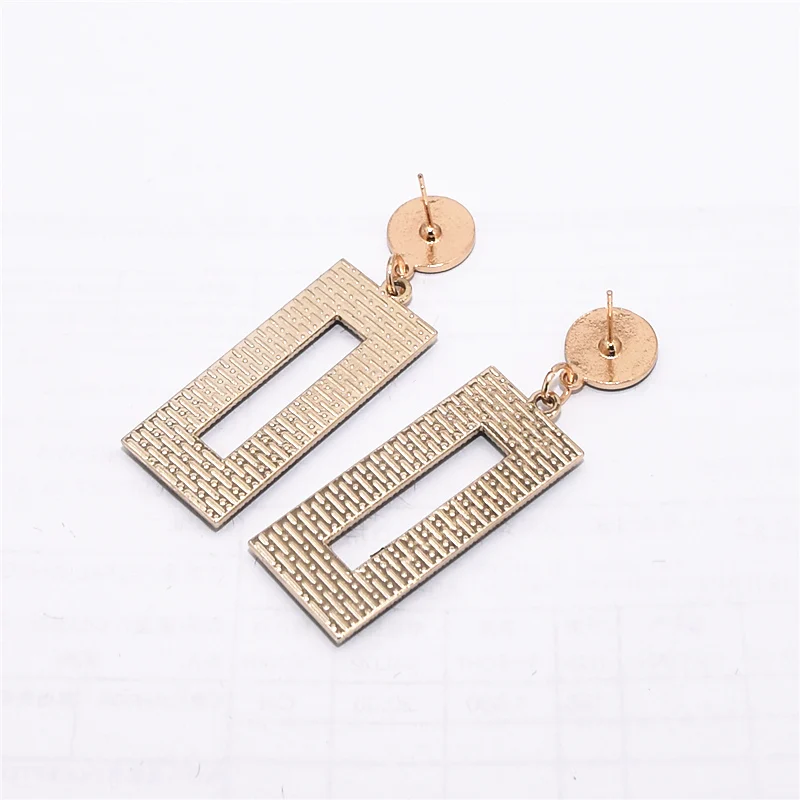 Популярные женские модные черные геометрические круглые серьги с леопардовым