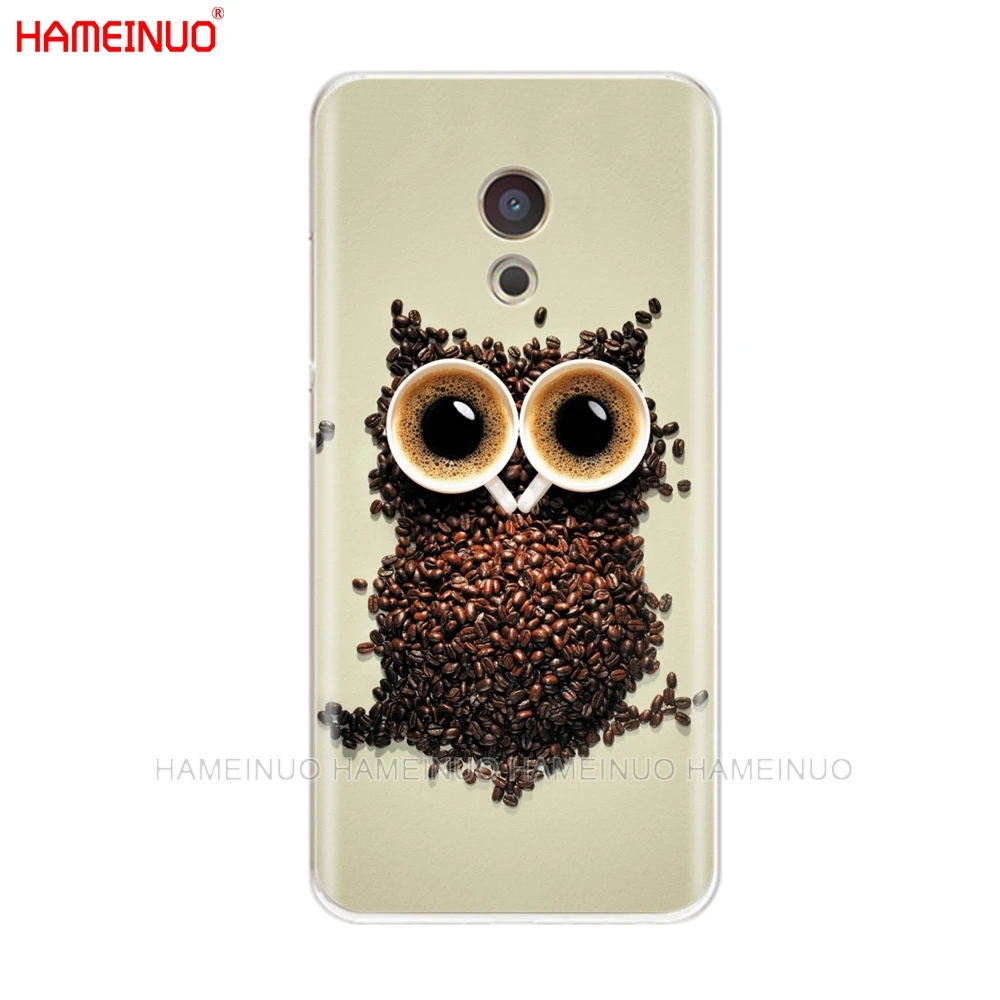 HAMEINUO Кофе искусство кошка крышка чехол для телефона для Meizu M6 M5 M5S M2 M3 M3S MX4 MX5 MX6 PRO 6 5 U10 U20 note plus