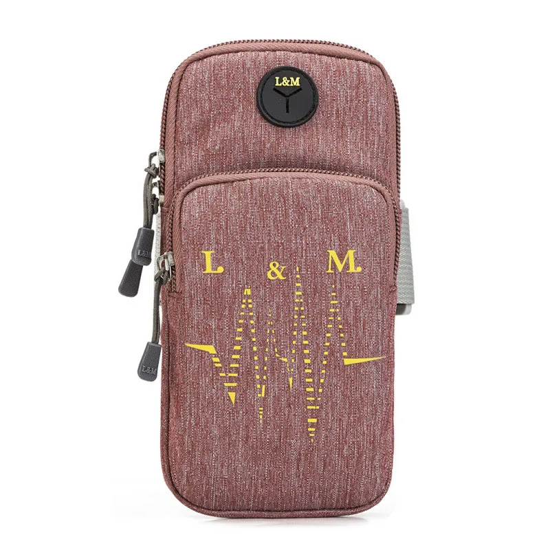 Красный цвет New Arrivals Running Arm Bag Gym Fitness Cycling Arms Band Case For 5.4-6.2 Inches Phone Holder Pouch Outdoor Sports Accessories - Цвет: Красный цвет