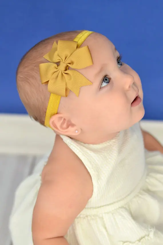 Ободок для волос ободок с бантом маленьких девочек новорожденных аксессуары |