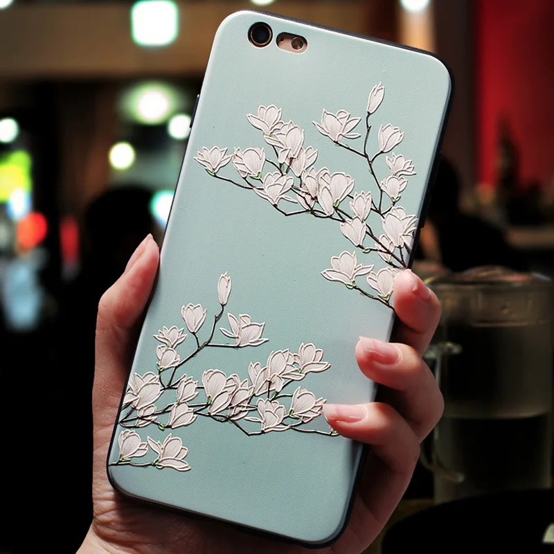 Матовый силиконовый чехол с 3d-тиснением для iPhone 6 plus 6s X 7 8 XR XS Max 11 pro SE 2020 | Мобильные