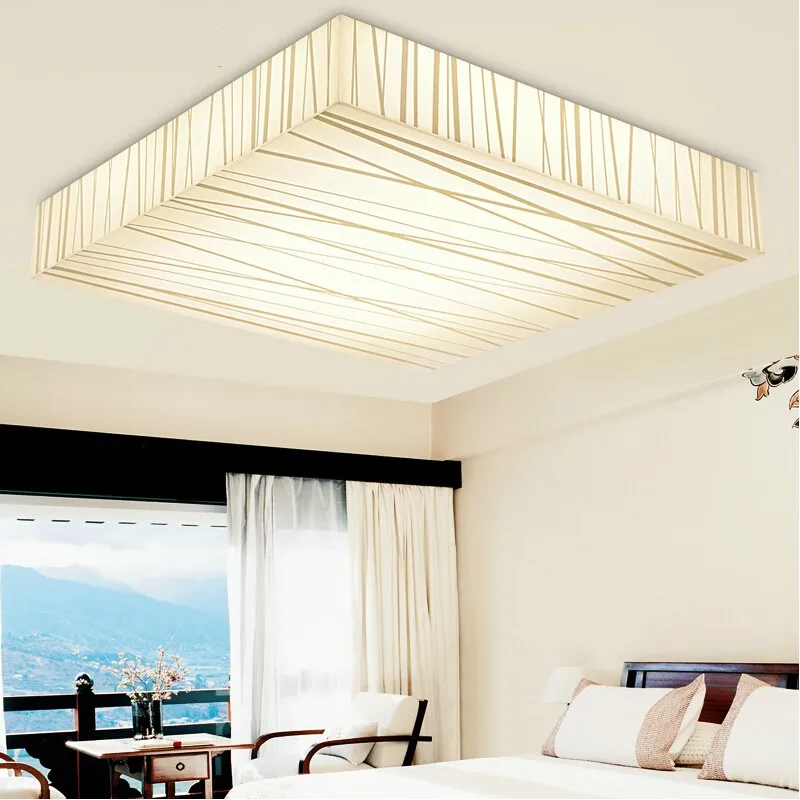 Современные квадратные светодиодные потолочные лампы для гостиной спальни с