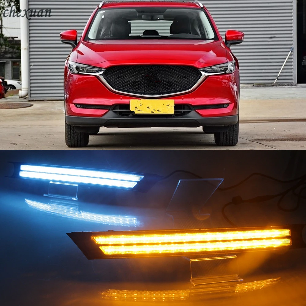 CSCSNL 1 комплект Автомобильный светодиодный для Mazda cx 5 cx5 2017 2020 12V колпак