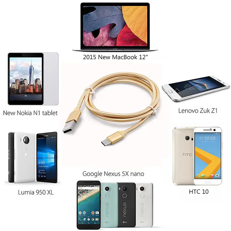 Зарядный кабель USB 3 1 Type C для Sony Xperia L1 XZS XA1 Ultra X Compact XZ Premium 0 25 м 2 м|Зарядные