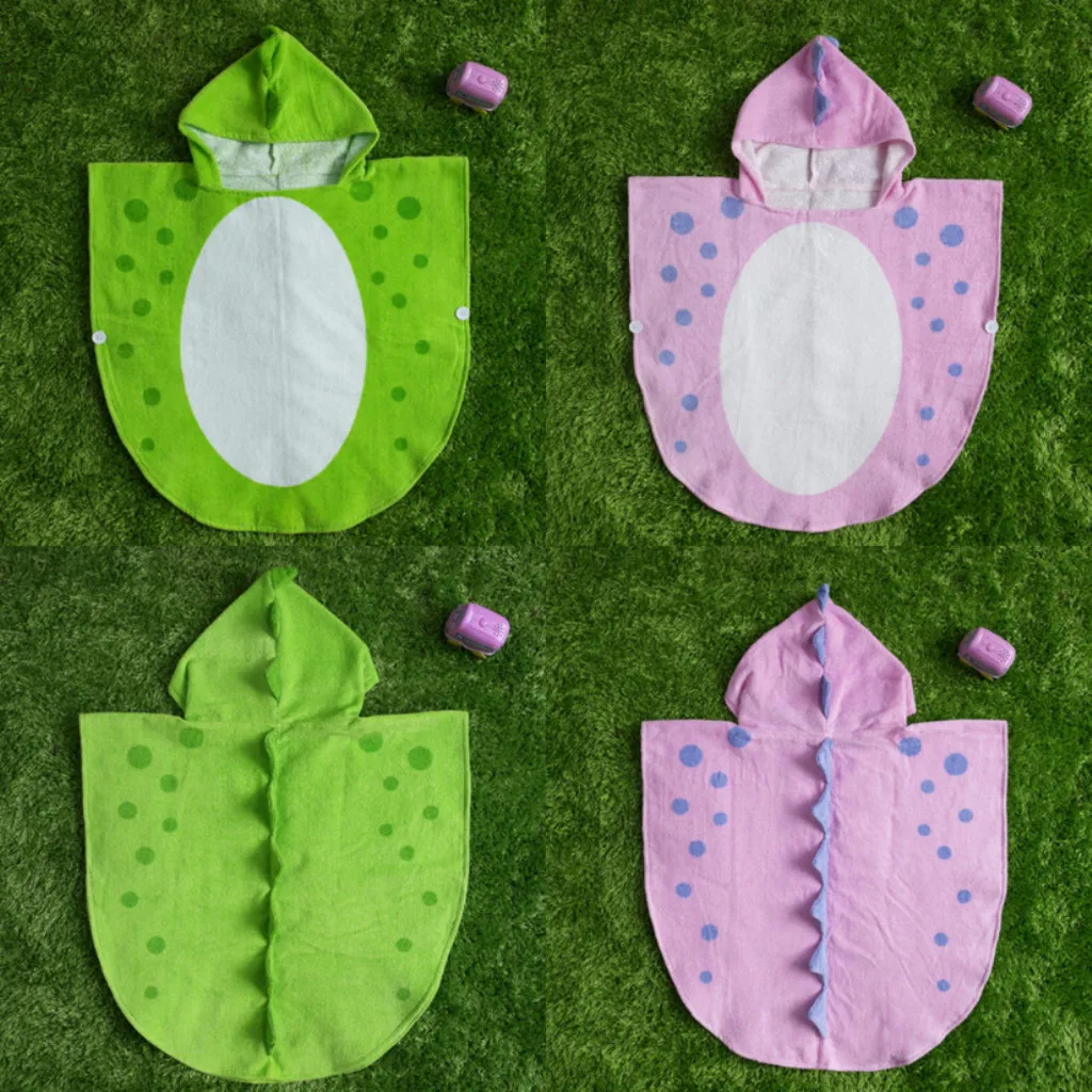 Прекрасный ребенок младенец мальчики девочки халат милый мультфильм животных